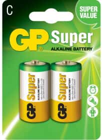 Батарейка GP Super Alkaline 4891199000010 LR14 1,5 V 2 шт Батарейка GP Super Alkaline 4891199000010 LR14 1,5 V 2 шт
