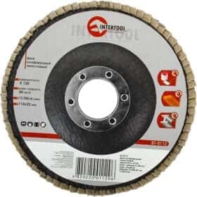 Круг пелюстковий Intertool BT-0112 K120 115 мм