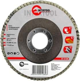 Круг лепестковый Intertool BT-0108 115 мм
