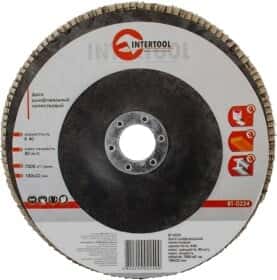 Круг пелюстковий Intertool BT-0224 K40 180 мм