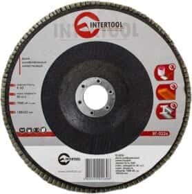 Круг пелюстковий Intertool BT-0226 K60 180 мм
