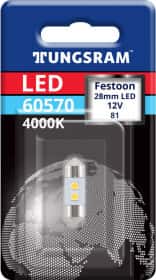 Автолампа Tungsram Miniature lamp SV7 0,7 W 60570