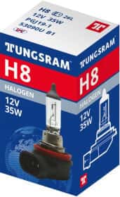 Автолампа Tungsram Standart H8 PGJ19-1 35 W прозора 53090U Автолампа Tungsram Standart H8 PGJ19-1 35 W прозора 53090U