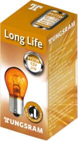 Автолампа Tungsram Miniature Long Life PY21W BAU15s 21 W оранжевая 1056L Автолампа Tungsram Miniature Long Life PY21W BAU15s 21 W оранжевая 1056L
