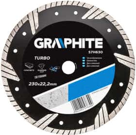 Круг отрезной Graphite Turbo 57H630 230 мм