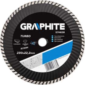 Круг отрезной Graphite Turbo Wave 57H638 230 мм