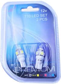 Автолампа M-TECH Premium W5W W2,1x9,5d 1,2 W LB054W