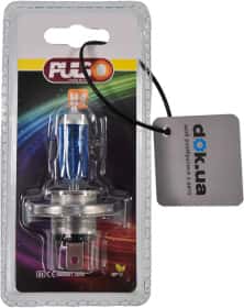 Автолампа Pulso Super White H4 P43t 90 W 100 W синяя LP-40191
