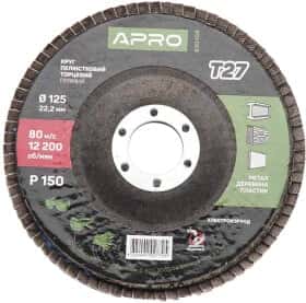 Круг пелюстковий Apro 830458 125 мм P150