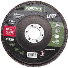 Круг пелюстковий Apro 830459 125 мм P220