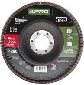 Круг пелюстковий Apro 830469 125 мм P220