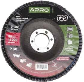 Круг пелюстковий Apro 830474 P60 125 мм