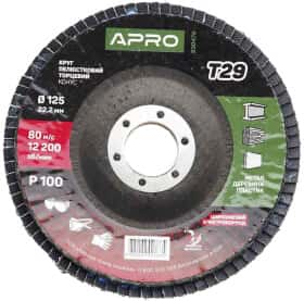 Круг пелюстковий Apro 830476 P100 125 мм