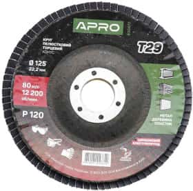 Круг пелюстковий Apro 830477 P120 125 мм