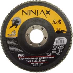Круг пелюстковий Virok Ninja 65V506 P60 125 мм