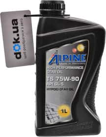 Трансмиссионное масло Alpine Gear Oil TS GL-5 75W-90 полусинтетическое Трансмиссионное масло Alpine Gear Oil TS GL-5 75W-90 полусинтетическое
