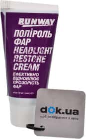 Полироль для фар Runway Headlight Restore Cream Полироль для фар Runway Headlight Restore Cream