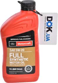 Моторное масло Ford Motorcraft Full Synthetic 5W-20 синтетическое