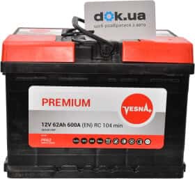 Акумулятор Vesna 6 CT-62-R Premium 415062