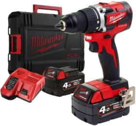 Шурупокрут Milwaukee акумуляторний M18 CBLDD-402C (2 акумулятори + ЗП + чохол)