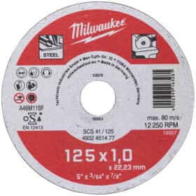 Круг отрезной Milwaukee 4932451477 125 мм