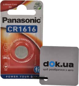 Батарейка Panasonic CR1616BL1 CR1616 3 V 1 шт