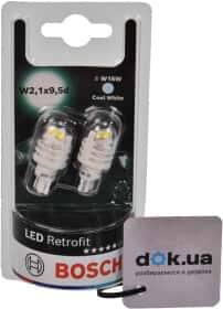 Автолампа Bosch Retrofit LED W16W W2,1x9,5d 1,8 W помаранчева 1987301523