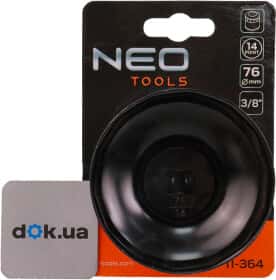 Ключ для съема масляных фильтров Neo Tools 11-364 76 мм