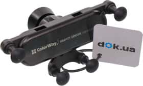 Держатель для телефона Color Way Gravity Car Mount CW-CHG11-BK Держатель для телефона Color Way Gravity Car Mount CW-CHG11-BK