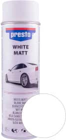 Аэрозольная краска Presto Универсальная White матовая 500 мл
