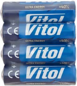 Батарейка Vitol Energy Pro+ V21011 AA (пальчиковая) 1,5 V 4 шт