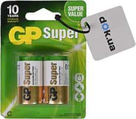 Батарейка GP Super Alkaline 4891199000010 LR14 1,5 V 2 шт