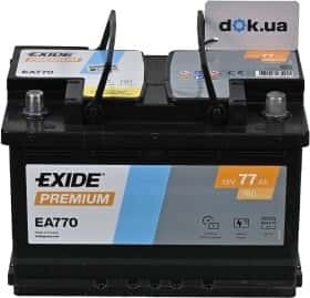 Аккумулятор Exide 6 CT-77-R Premium EA770