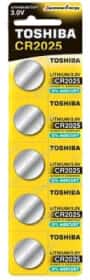 Батарейка TOSHIBA CR2025 CR2025 3 V 1 шт