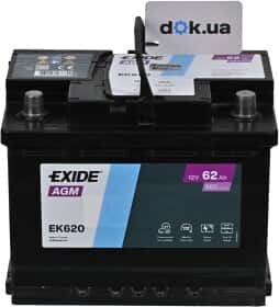 Аккумулятор Exide 6 CT-62-R AGM EK620
