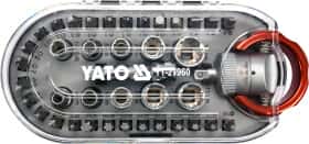 Набор бит и торцевых головок с трещоткой Yato YT-27960 38 шт.