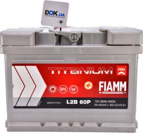 Акумулятор Fiamm 6 CT-60-R Titanium Pro L2B-60P