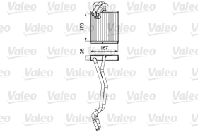 Радиатор печки Valeo 811509