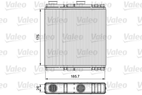 Радиатор печки Valeo 811543