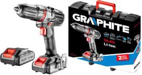 Шуруповерт Graphite аккумуляторный 58G216 (2 аккумулятора + ЗУ + чехол) Шуруповерт Graphite аккумуляторный 58G216 (2 аккумулятора + ЗУ + чехол)