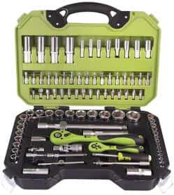Набор торцевых головок и комплектующих Alloid TS-94 1/2", 1/4", 5/16" (94 пр.)