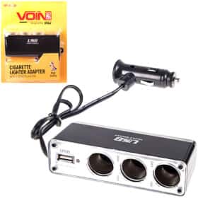 Розгалужувач прикурювача з USB Voin WF-0096A