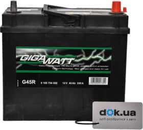 Акумулятор Gigawatt 6 CT-45-R 0185754555