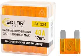 Набір запобіжників Solar AF324 FX maxi (mega) 12 шт. Набір запобіжників Solar AF324 FX maxi (mega) 12 шт.