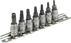 Набір торцевих головок Topex 39D378 1/4" (7 пр.)