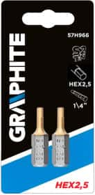 Набір бит Graphite 57H966 2 шт.