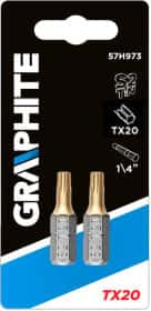 Набір бит Graphite 57H973 2 шт.