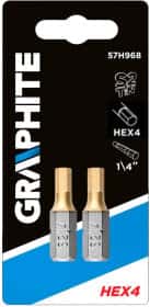 Набор бит Graphite 57H968 2 шт.