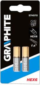 Набор бит Graphite 57H970 2 шт.