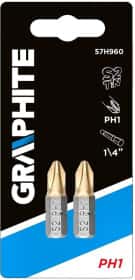 Набор бит Graphite 57H960 2 шт.